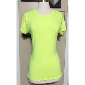 Champion Duo Dry Workout Top in Neon Yellow